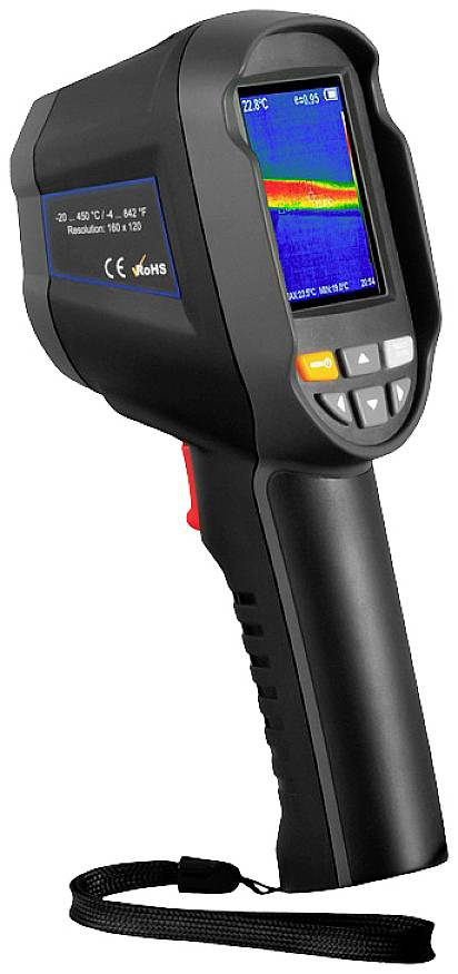 PCE Instruments Hőkamera -20 - 450 °C 9 Hz