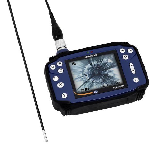 PCE Instruments PCE-VE 200-S Boroszkóp Szonda átmérő: 3.7 mm Szondahossz: 1 m