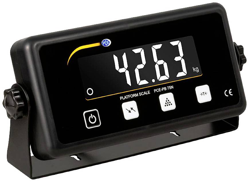 Digitális platformmérleg mutat 42,63 kg-ot