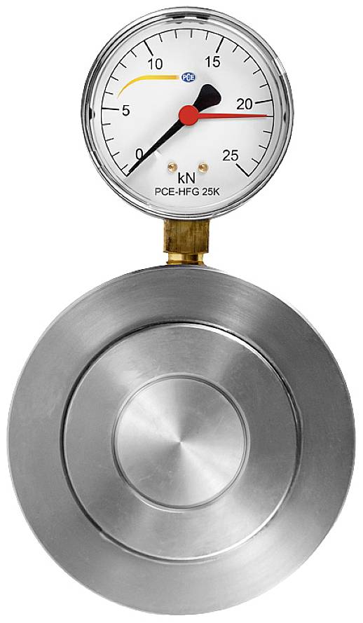 PCE Instruments 0 - 25000 N Gyári standard (tanúsítvány nélkül)