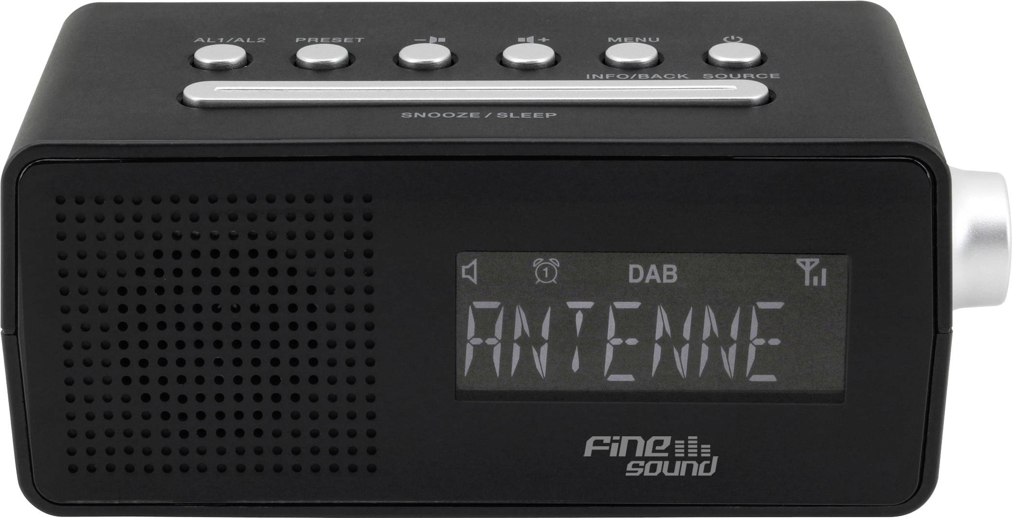 FineSound FS1 Rádiós ébresztőóra DAB+, URH DAB+, URH Ébresztő funkció