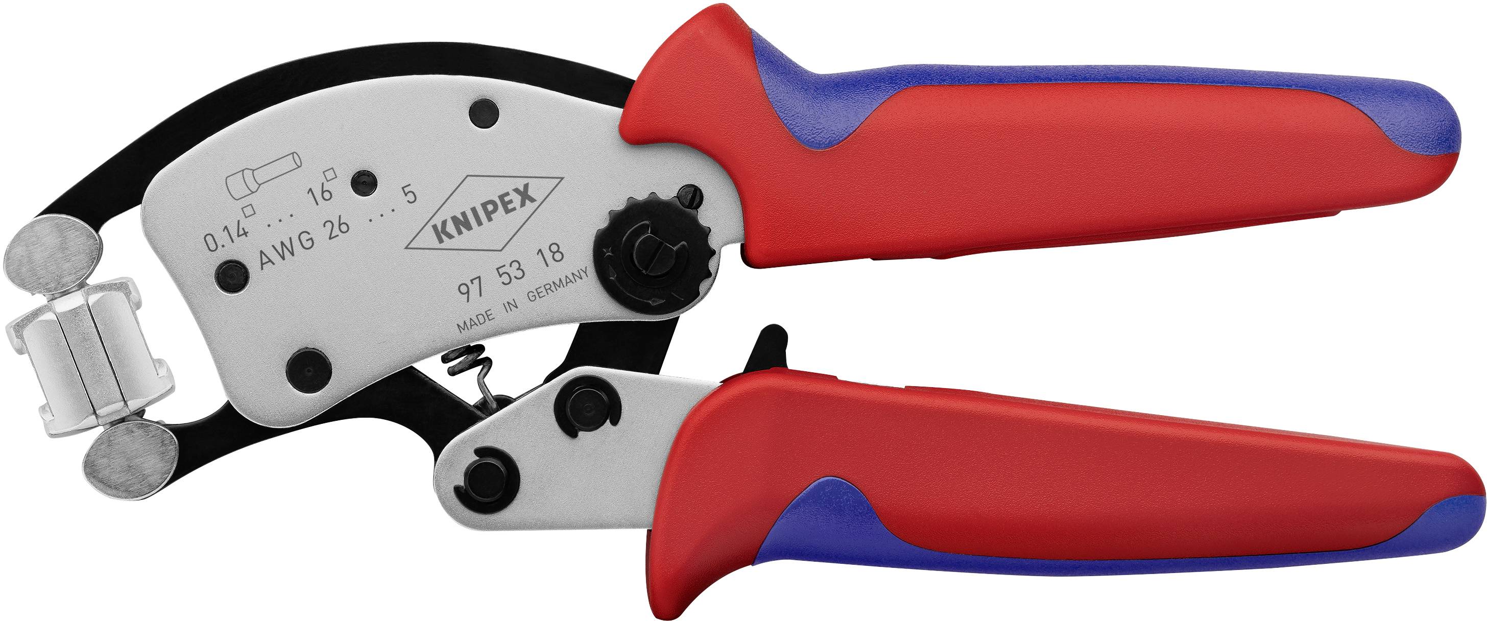 Knipex Twistor®16 97 53 18 SB Krimpelőfogó 0.14 - 16 mm²