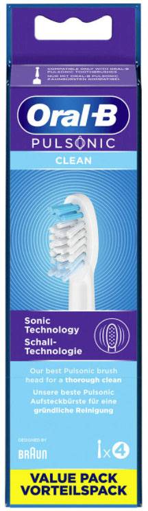 Oral-B Pulsonic Clean Têtes de brosse à dents électrique 4 pc(s) blanc — Photo 3 sur 3