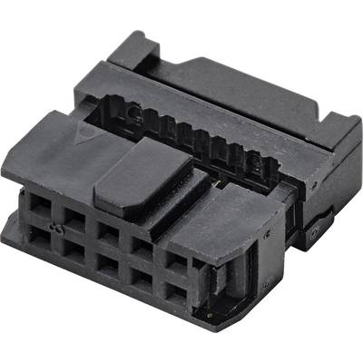 TRU COMPONENTS Összekötő Sorok száma: 2 Pólusok száma sorozatonként: 5 TC-9878216 1 db