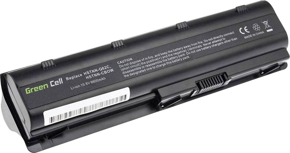 Green Cell Notebook akku MU06 10.8 V 6600 mAh HP, Compaq