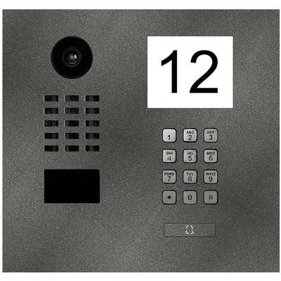 DoorBird D2101IKH IP videó kaputelefon LAN Külső egység Nemesacél, Csillámvas (selyemmatt)