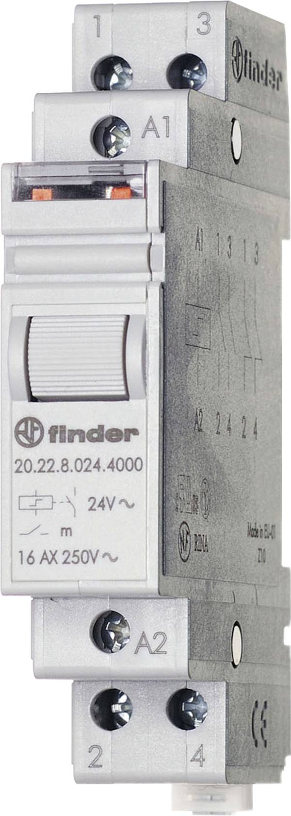 Áramlöket kapcsoló Kalapsín Finder 20.22.9.048.4000 2 záró 48 V/DC  4000 VA  1 db
