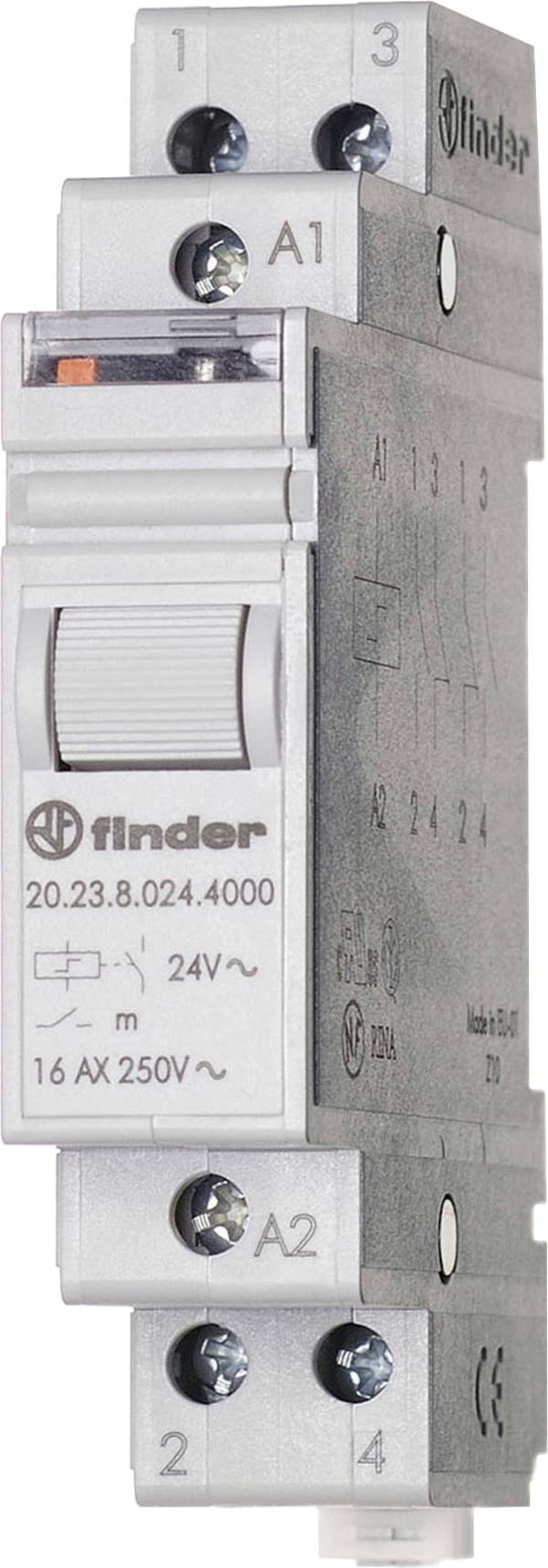 Áramlöket kapcsoló Kalapsín Finder 20.23.8.024.4000 1 nyitó, 1 záró 24 V/AC  4000 VA  1 db