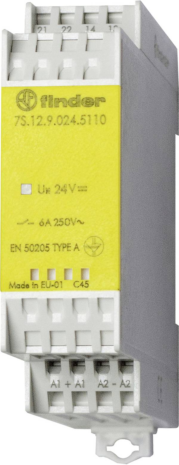 Finder 7S.12.8.230.5110 Relé Max. kapcsolási áram: 6 A 1 nyitó, 1 záró 1 db