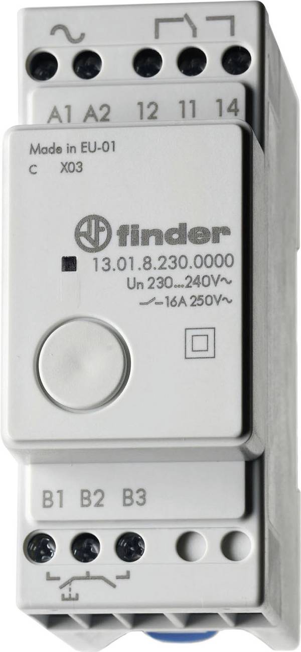 Áramlöket kapcsoló Kalapsín Finder 13.01.0.012.0000 1 váltó 12 V DC/AC  4000 VA darab 1 db