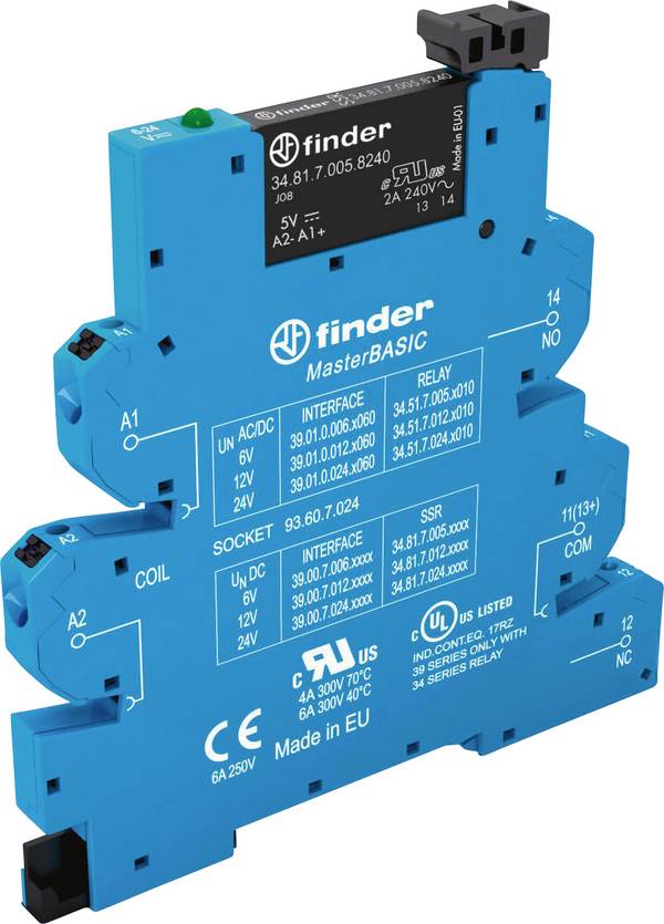 Finder Félvezető relé 39.00.7.024.8240 2 A Kapcsolási feszültség (max.): 240 V/AC  1 db