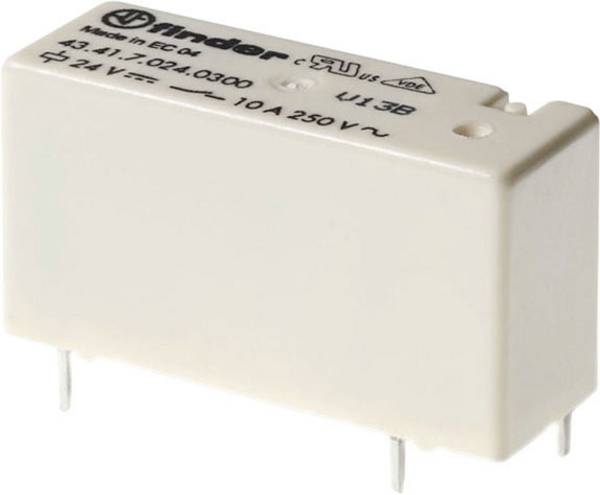 Finder 43.41.7.012.0000 Nyák relé 12 V/DC 10 A 1 váltó 1 db