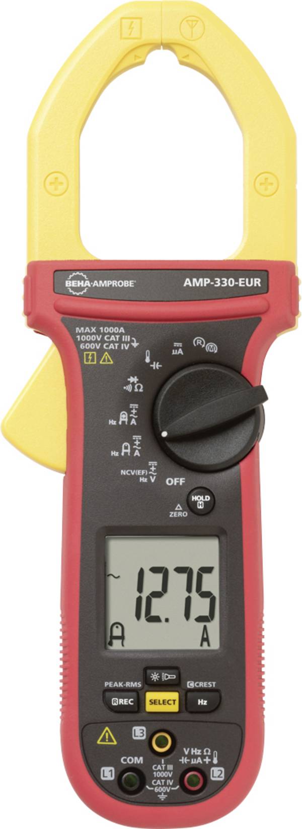 Beha Amprobe AMP 330-EUR Lakatfogó Kalibráció (ISO) digitális  CAT III, CAT IV