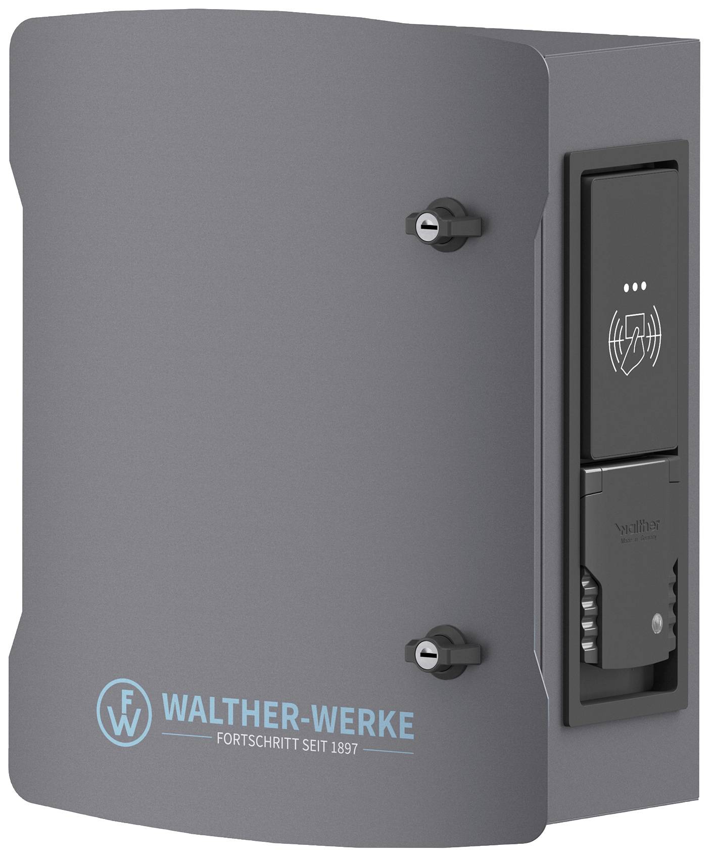 Walther Werke Wallbox smartEVO 22 Fali doboz 2. típus 3. üzemmód 32 A Csatlakozók száma 1 22 kW RFID