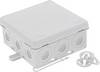 Wiska 10110196 Leágaztató doboz (H x Sz x Ma) 86 x 86 x 41 mm Szürke IP55 10 db