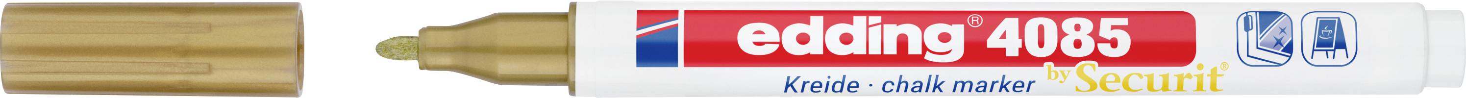 Edding 4085 4-4085053 Marqueur craie or 1 mm, 2 mm