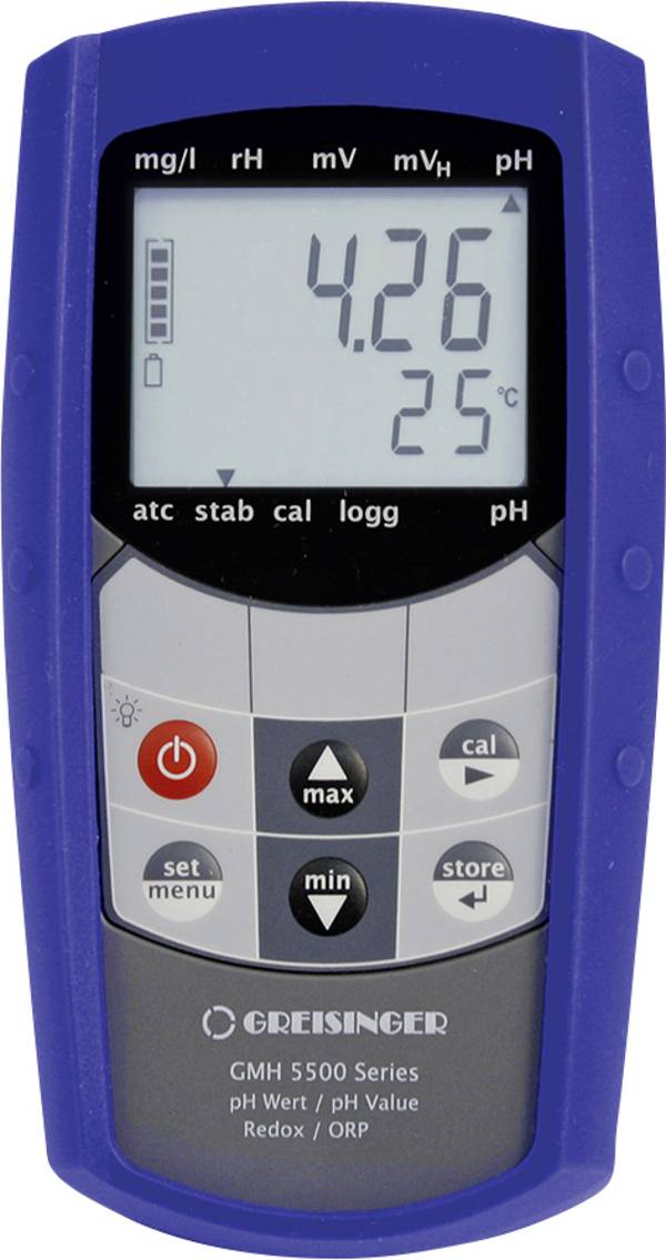 Vízálló pH, Redox (ORP) és hőmérsékletmérő készülék, Greisinger GMH 5530-G135