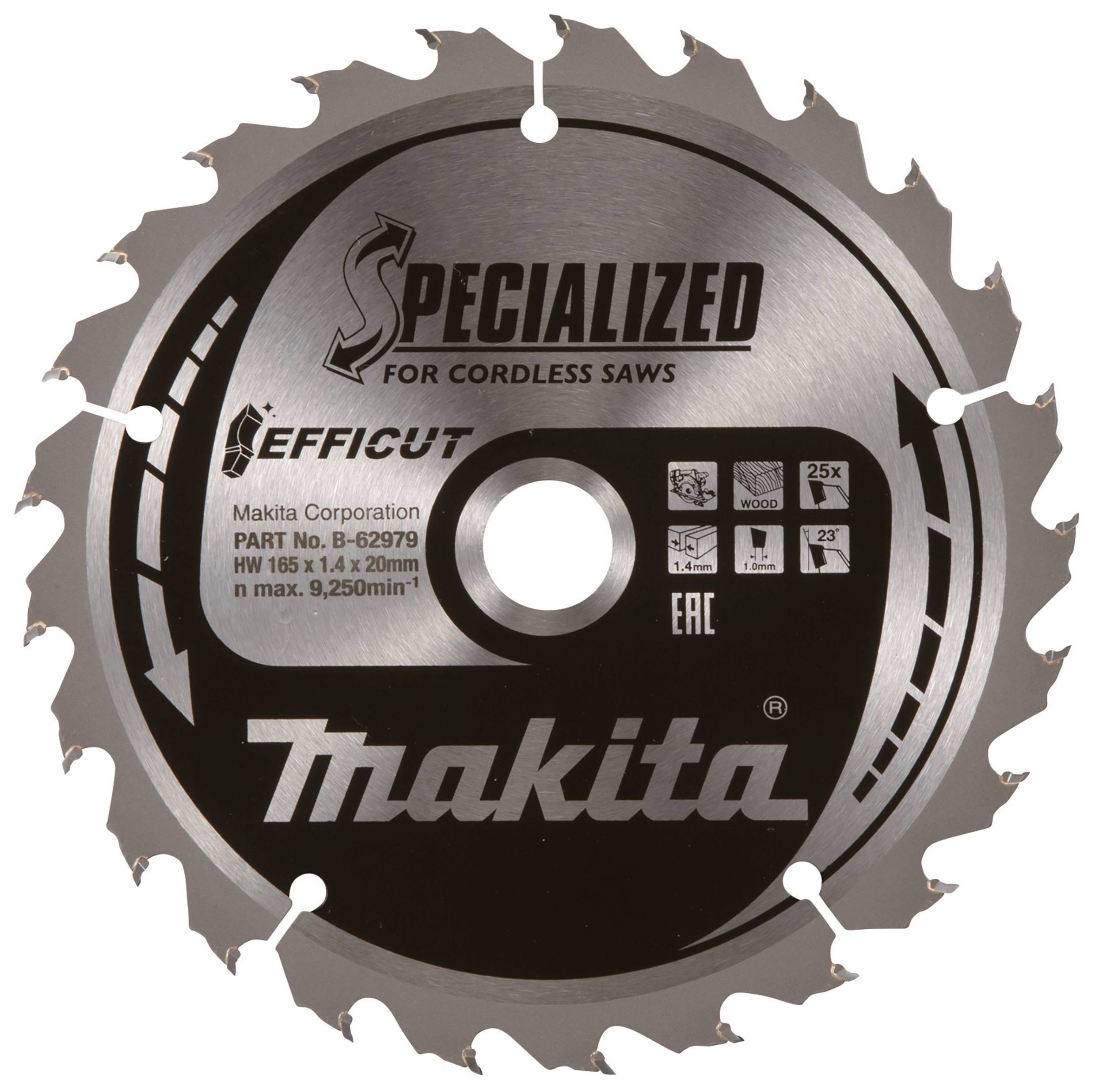 Makita E-08682 E-08682 Körfűrészlap 185 x 30 x 1.45 mm Fogak száma (collonként): 24 1 db