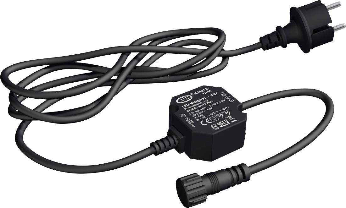 EVN K240121A44 LED transzformátor Állandó feszültségű 24 V/DC Túlterhelés elleni védelem 1 db