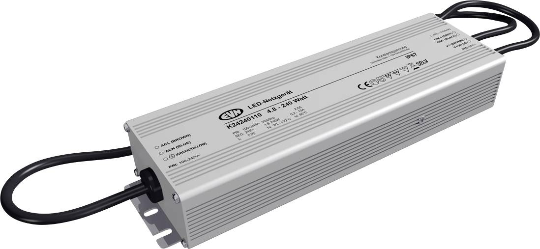 EVN K24240110 LED transzformátor Állandó feszültségű 24 V/DC Dimmelhető 1 db