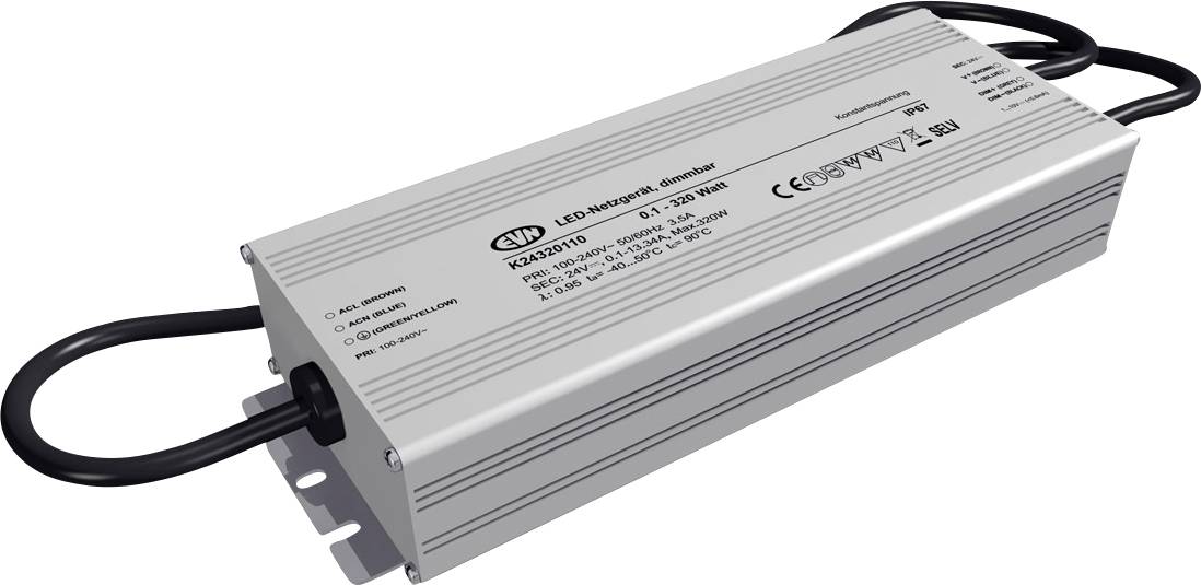 EVN K24320110 LED transzformátor Állandó feszültségű 24 V/DC Dimmelhető 1 db
