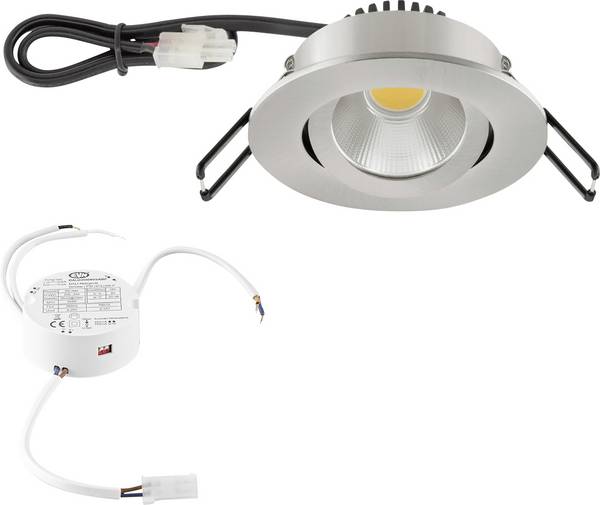 EVN PC20D91302 PC20D91302 LED-es beépíthető lámpa   LED Fixen beépített LED-es 8.4 W Nemesacél