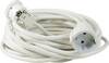 AS Schwabe 51021 Áram Hosszabbítókábel Fehér 10 m H05VV-F 3G 1,5 mm²
