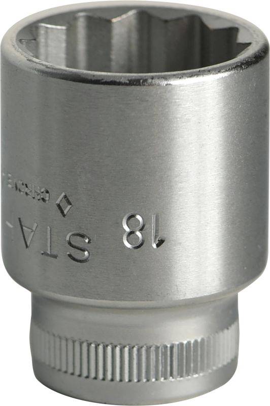 Stahlwille 45 18 02010018 kettős hatlap Dugókulcs betét 18 mm 3/8 (10 mm)