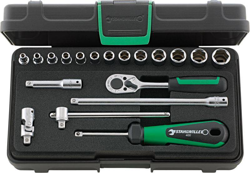Stahlwille 40/13/6 KN 96011124 Dugókulcs készlet 1/4 (6,3 mm)