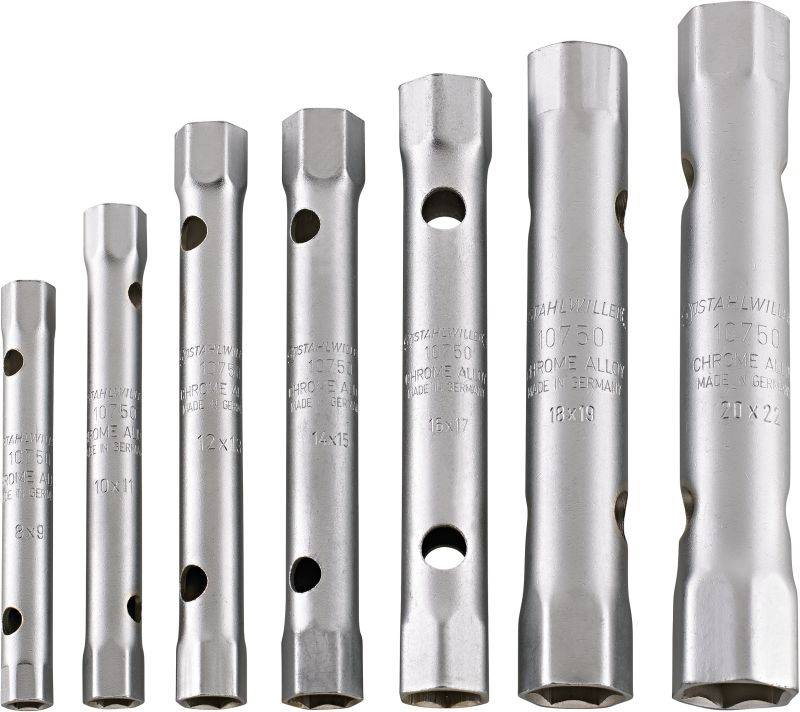 Stahlwille 10750/11 ROHRSTECKSCHLUESSEL-SATZ 96431205 Kettős dugókulcs