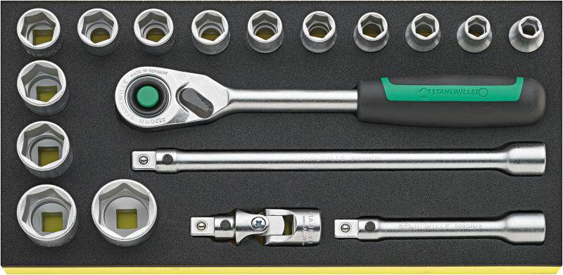Stahlwille TCS 1/2 ZOLL 52/14/4 QR 96830352 Dugókulcs készlet