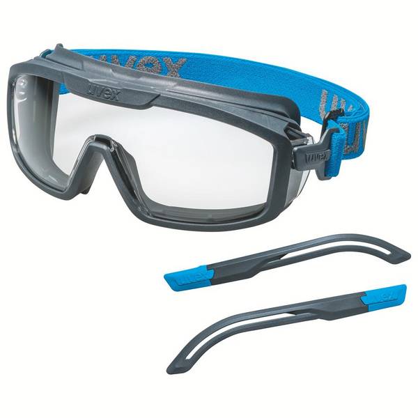 uvex i-guard+ 9143300 Teljes védőszemüveg  Szürke, Kék