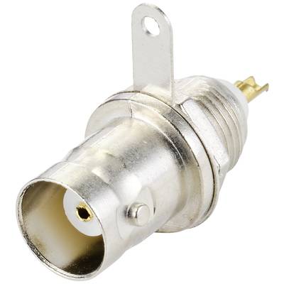 TRU COMPONENTS TC-9962736 BNC csatlakozó Alj, beépíthető, függőleges 50 Ω 1 db