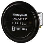 Honeywell kvarclépésű óra kijelző ötjegyű digitális kijelzővel az eltelt idő méréséhez. Fekete ház fehér szöveggel.