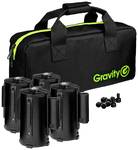 Gravity SA BELT 1 B SET 1 - 4 biztonsági öv kazetta állvány szereléshez táskával