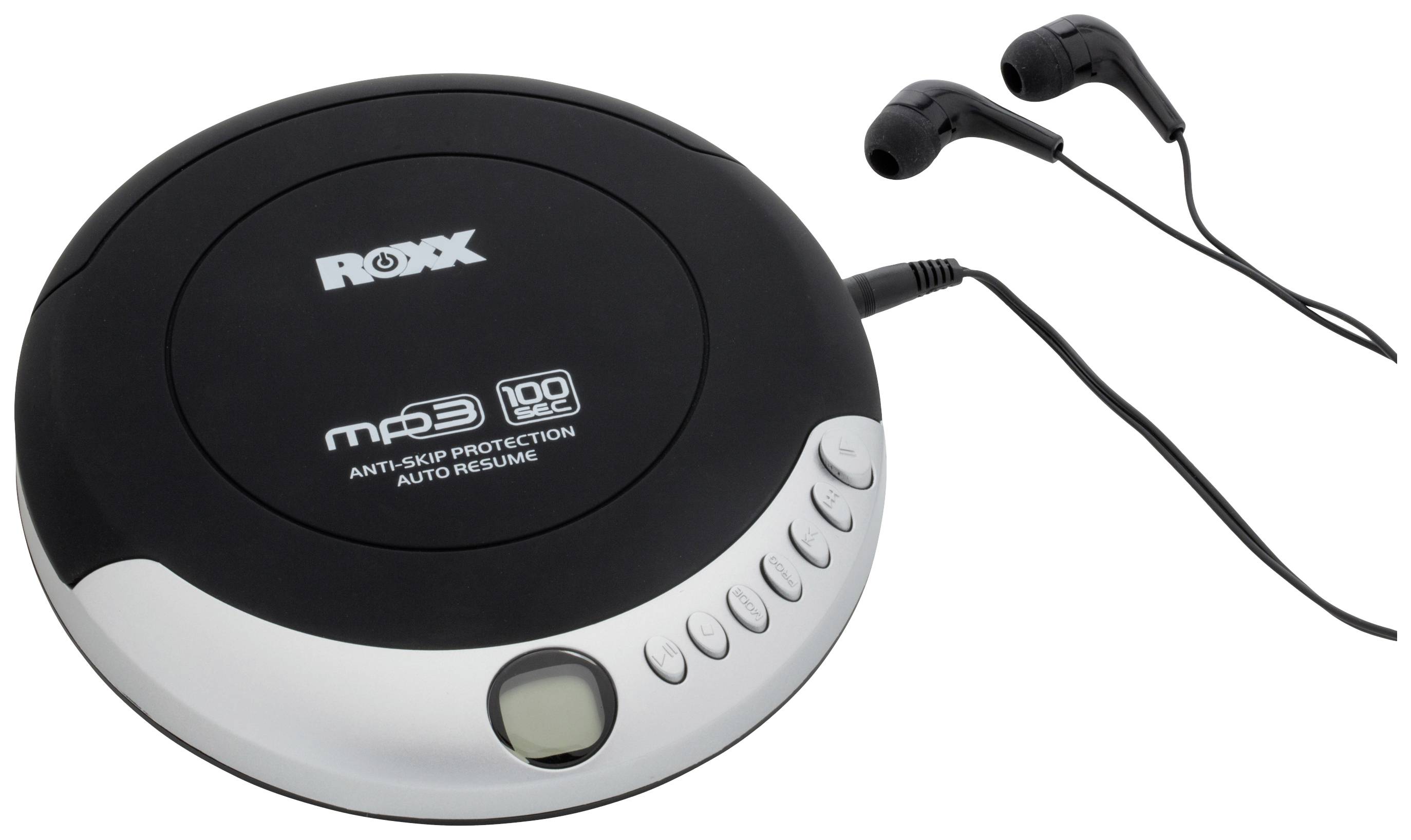 Roxx PCD 501 Hordozható CD lejátszó CD, MP3 Fekete-1