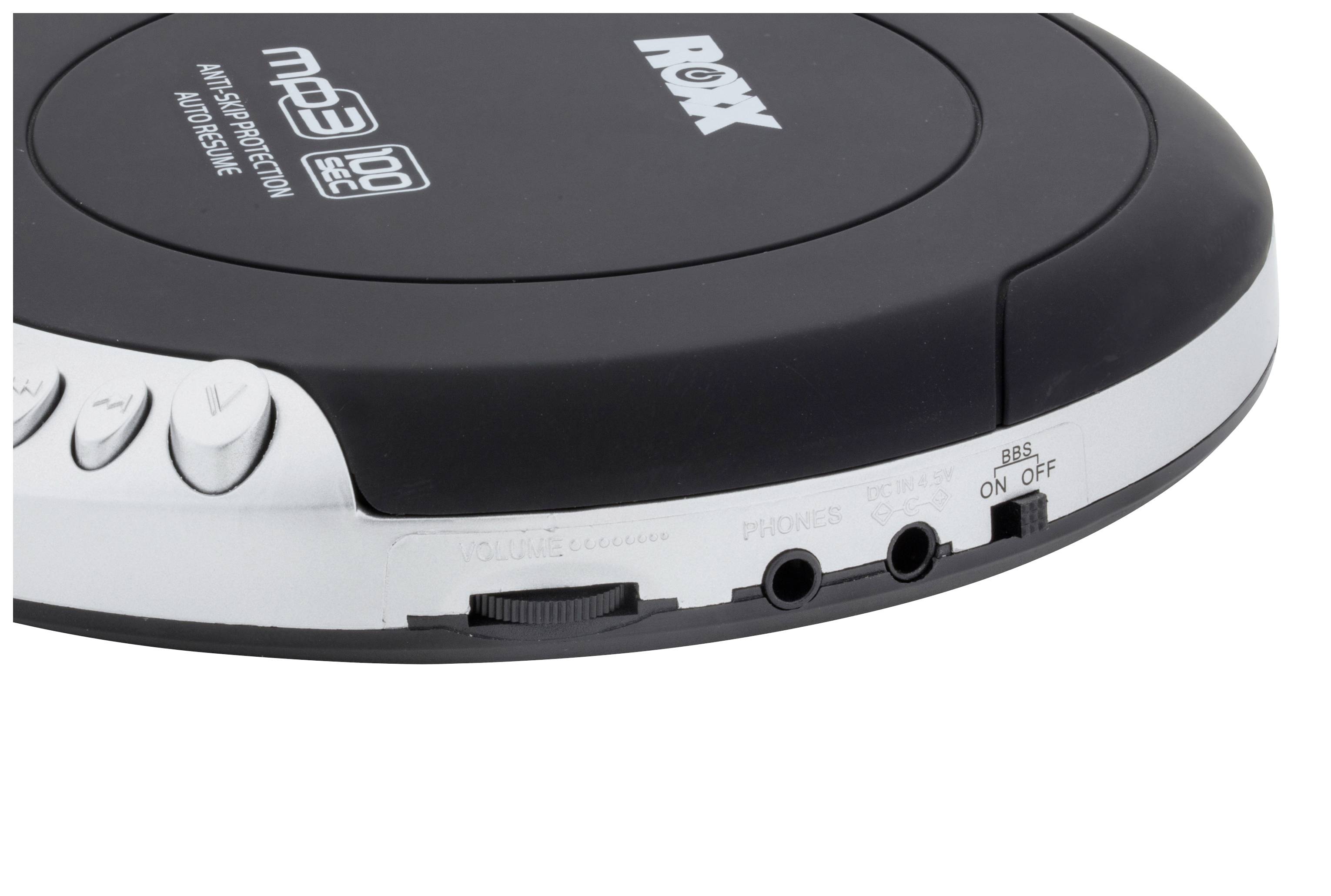 Roxx PCD 501 Hordozható CD lejátszó CD, MP3 Fekete-3