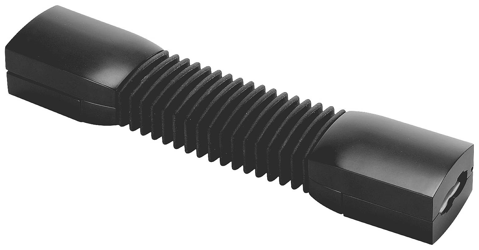 SLV Nagyfeszültségű sínes rendszer elemek Rugalmas összekötő Fekete 184300 EASYTEC® II
