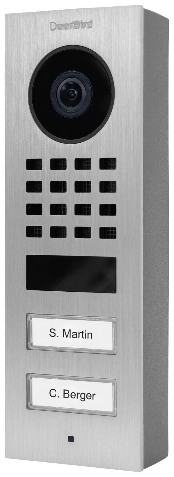 DoorBird  D1102V Aufputz    IP videó kaputelefon  WLAN, LAN  Külső egység    nemesacél V4A (kefélt)