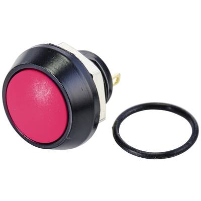 TRU COMPONENTS GQ12B-10/J/R/A Nyomógomb 48 V/DC 2 A 1 x KI/(BE) Nyomó IP65 1 db