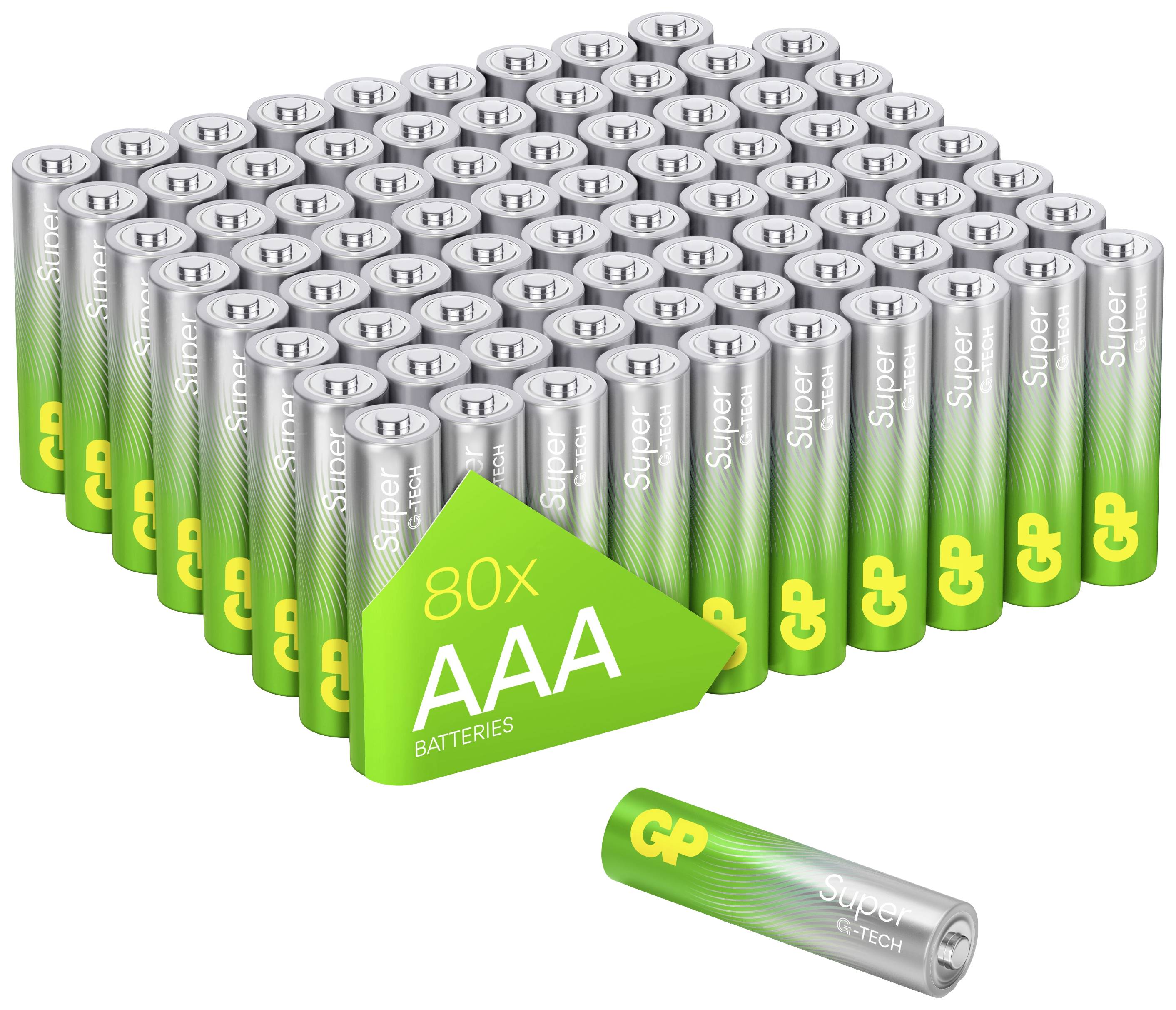 GP Mikroelem Super Alkáli mangán 1.5 V 80 db