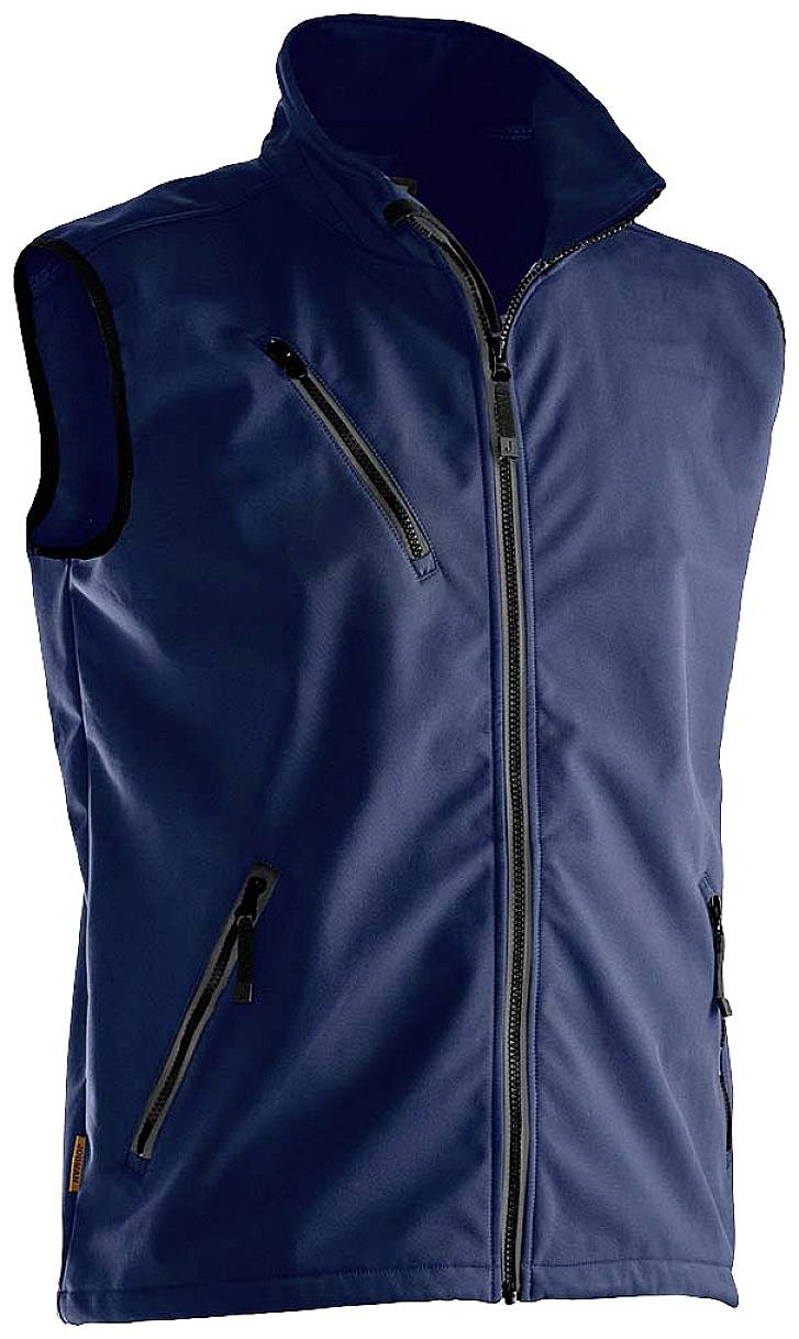 Jobman J7502-dunkelblau-L Jacket Light Softshell mellény Ruhaméret: L Sötétkék