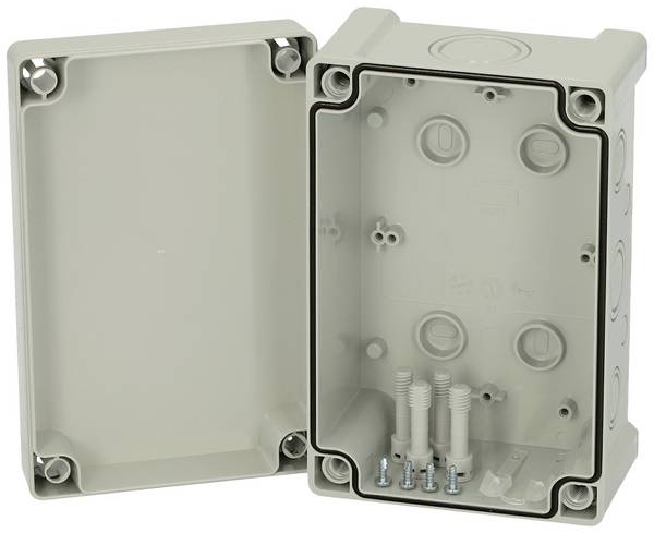 Fibox TPCM 191209 5824024 Univerzális műszerdobozok 187 x 122 x 90 Polikarbonát Élénk szürke (RAL 7035) 1 db
