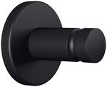 tesa® MOON BLACK törölközőkampó, matt fekete, fúrásmentes, ragasztós oldattal - 37 mm x 37 mm x 36 mm
