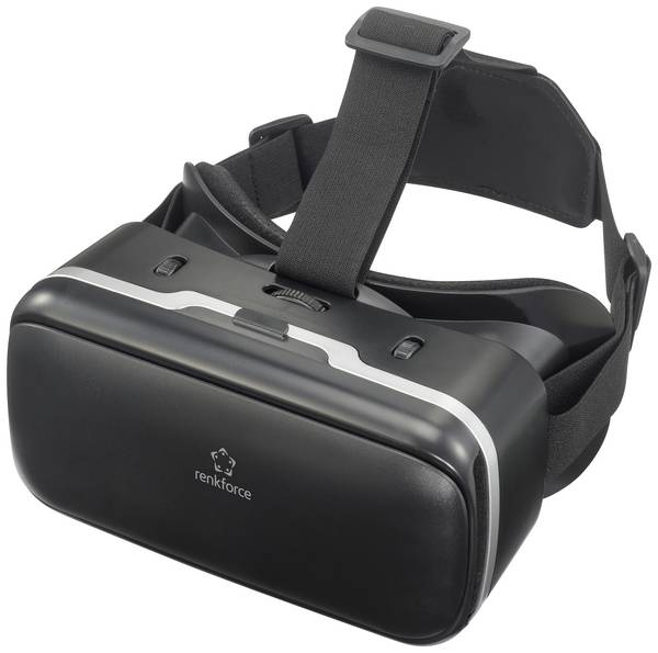 VR szemüveg okostelefonokhoz gombbal, fekete, Renkforce RF-VRG-200