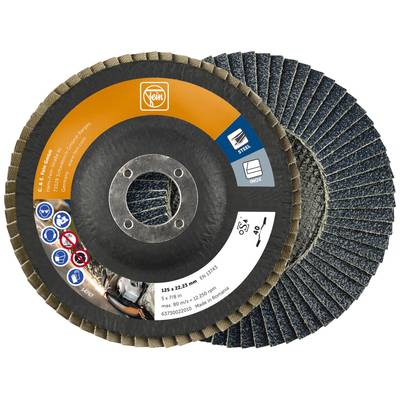 Fein 63730022010 Legyezős csiszolókorong Ø 125 mm Furat átmérő 22.23 mm 10 db
