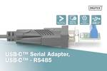 USB Type-C – RS485 átalakító kábel 1 m kábelhosszúság, FTDI lapkakészlet