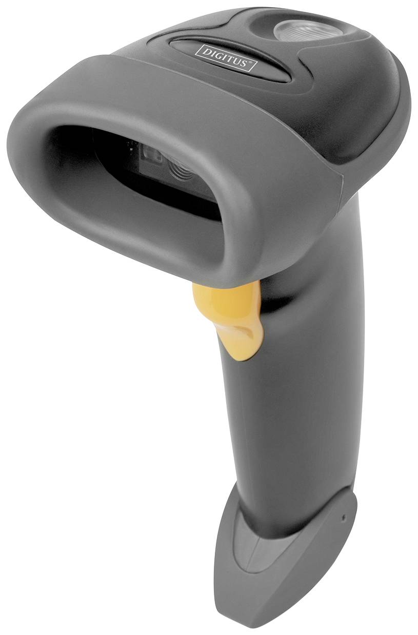 Digitus Barcode-Scanner 2D vonalkód szkenner 1D, 2D LED Fekete Kézi szkenner állvánnyal USB-A, USB-C® (USB 2.0)