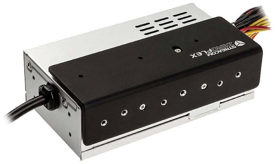 Tápegység fémházban több kábellel; elektronikus eszközök áramellátására használják.