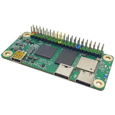 Egy egylapos számítógép egy USB-csatlakozóval, két USB-C csatlakozóval és GPIO-pinekkel, amely alkalmas barkácsprojektekhez.
